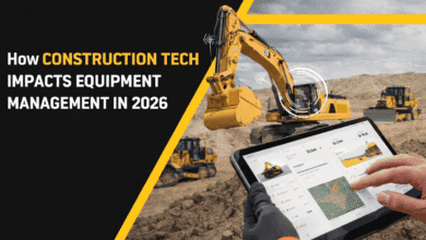 how does construction tech impact equipment management