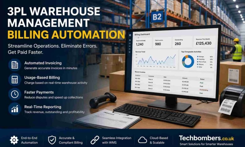 3PL warehouse management billing automation