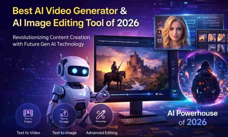 Best AI Video Generator & AI Image Editing Tool of 2026