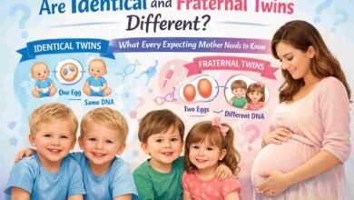 Identical and Fraternal Twins Different