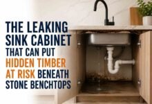 Leaking Sink Cabinet