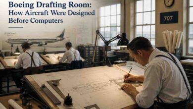 Boeing Drafting Room