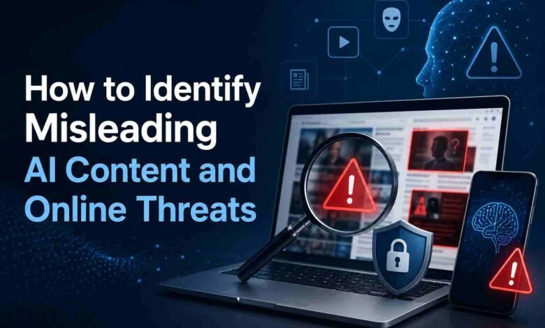 How to Identify Misleading AI Content and Online Threats