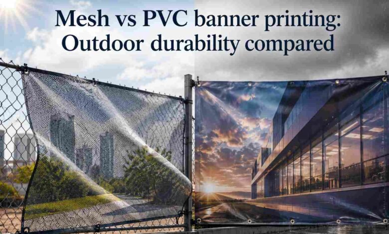 Mesh vs PVC banner printing