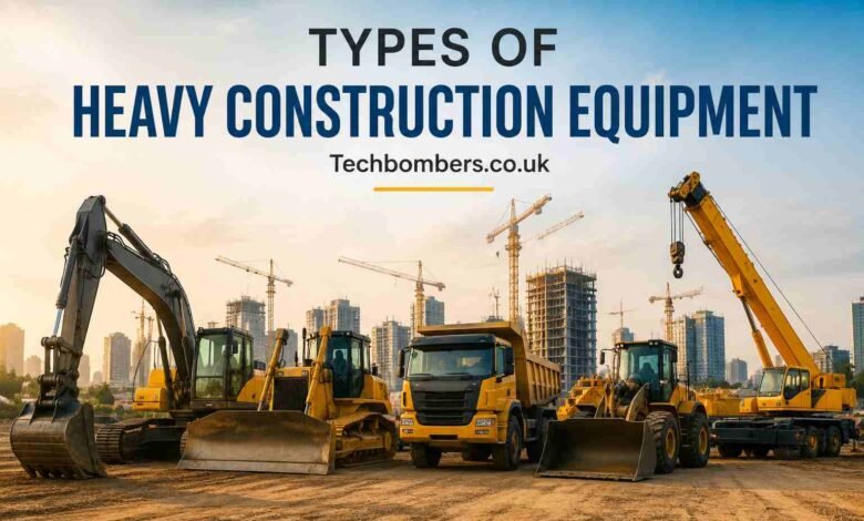 heavy construction equipment types